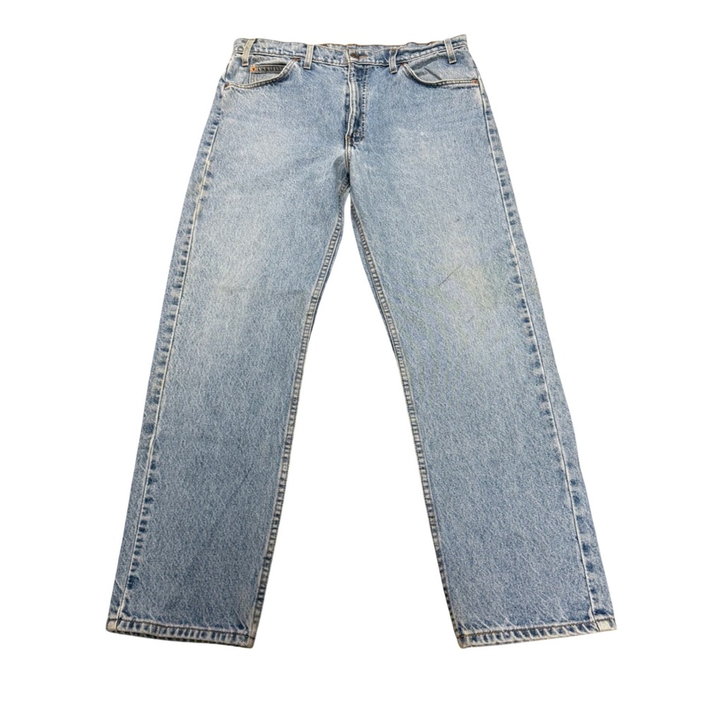 Vintage 90s Levi's 505 Orange Tab Jeans Men's 36x30‎ Light Wash Straight